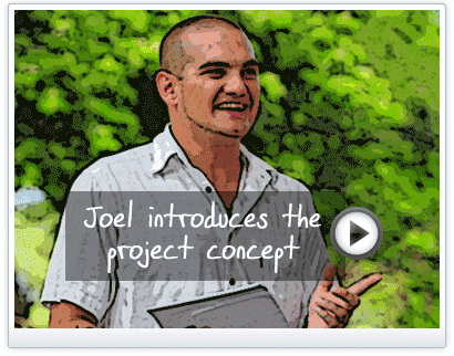 Joel introduces the project concept